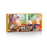 Familie houtsnijset