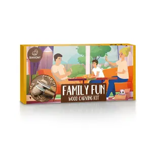 Beavercraft Familie houtsnijset
