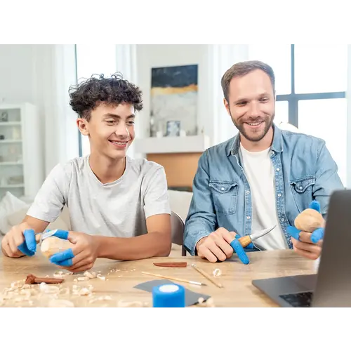 Beavercraft Beavercraft Familie houtsnijset met twee messen