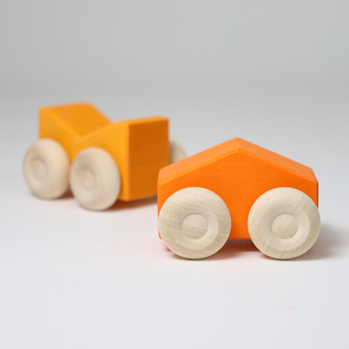 Grimm's Grimm's houten Stapelauto's oranje