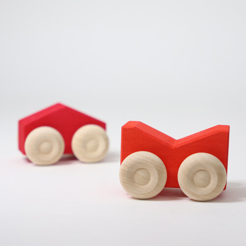 Grimm's Grimm's houten Stapelauto's rood