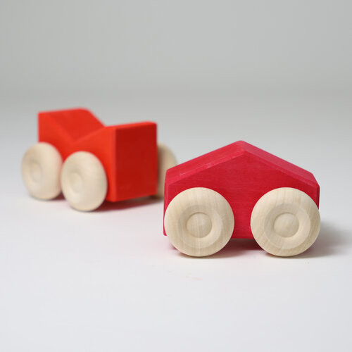 Grimm's Grimm's houten Stapelauto's rood