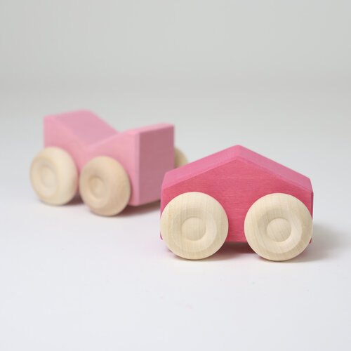 Grimm's Grimm's houten Stapelauto's roze