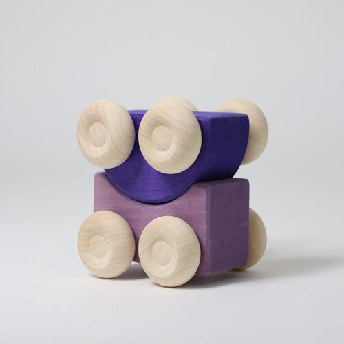 Grimm's Grimm's houten Stapelauto's Paars