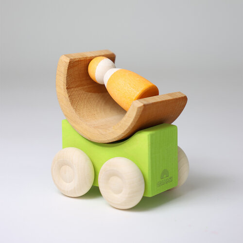 Grimm's Grimm's houten Stapelauto's groen