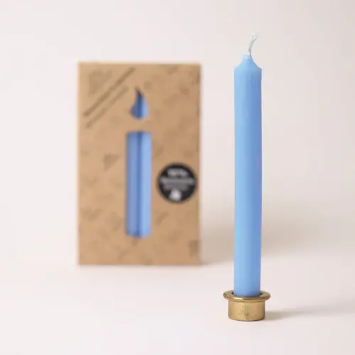 Grimm's Grimm's blauwe Bijenwaskaarsjes 10% - 12 stuks