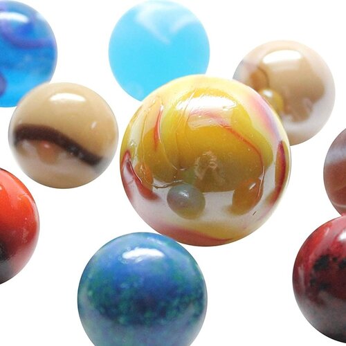 Knikkerbanen, ballenbanen en ballen voor binnen