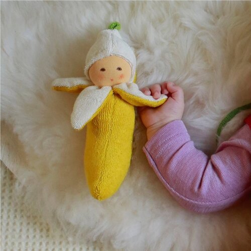 Nänchen Natur poppen Nänchen Natur Knuffelpopje ijshoorn - Copy