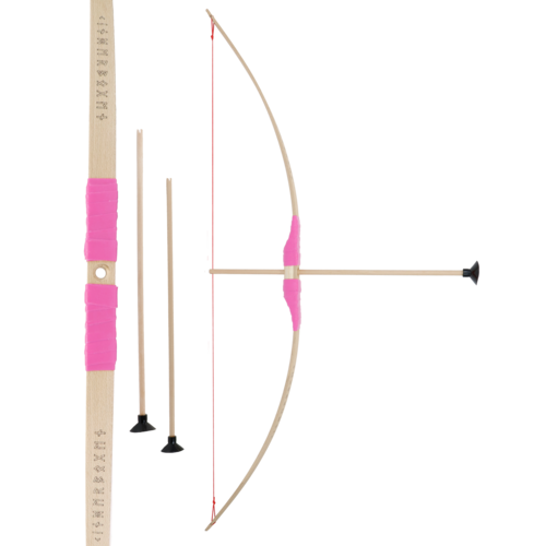 BestSaller Bestsaller Houten handboog gekleurd met schietgat en drie pijlen - Copy
