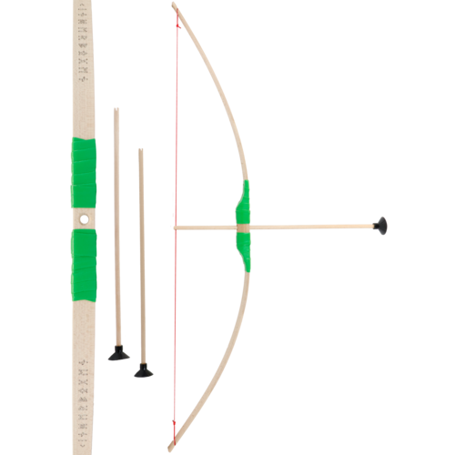 BestSaller Bestsaller Houten handboog gekleurd met schietgat en drie pijlen - Copy