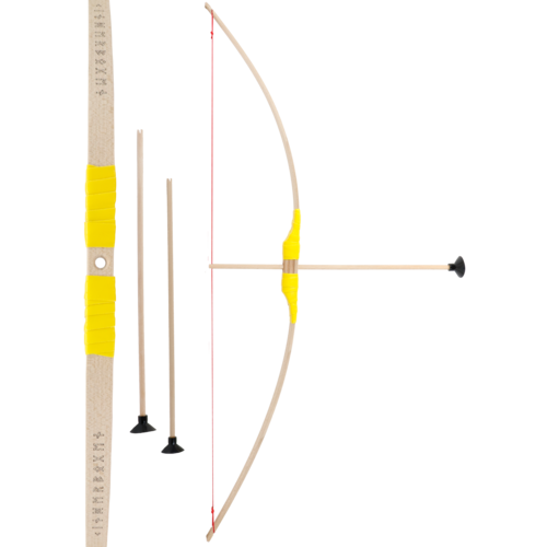BestSaller Bestsaller Houten handboog gekleurd met schietgat en drie pijlen - Copy