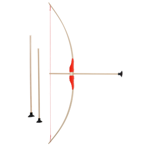 BestSaller Bestsaller Houten handboog gekleurd met schietgat en drie pijlen - Copy