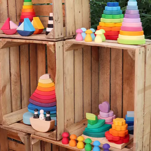 Grimm's Grimm's pastel paddenstoelen loose parts