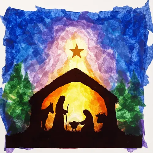 Toverlux Toverlux DIY Transparantie: Kerststal Kit