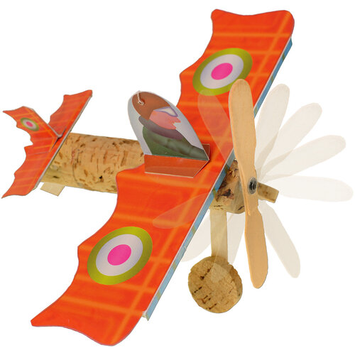 Kids at work kindergereedschap van Corvus Toys Kids at Work DIY kurk vliegtuig