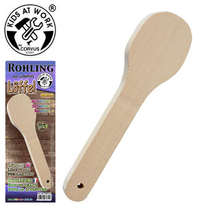 Kids at work kindergereedschap van Corvus Toys DIY Houten lepel