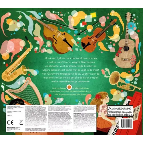 Christofoor kinderboeken Geluidenboek: Luister naar de muziek: De instrumenten vanaf 4 jaar