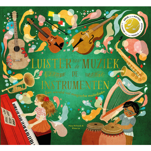 Christofoor kinderboeken Geluidenboek: Luister naar de muziek: De instrumenten vanaf 4 jaar