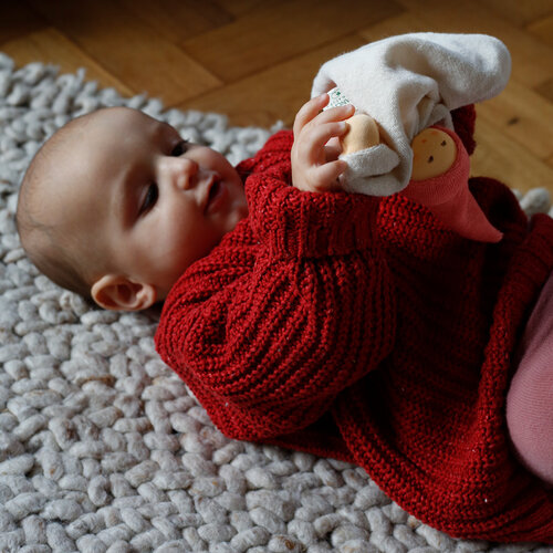 Nänchen Natur poppen Nänchen Natur Knuffelpopje Nuckel oranje - speenknuffel