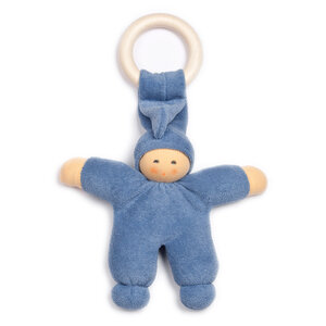 Nänchen Natur poppen Popje Pimpel met ring blauw