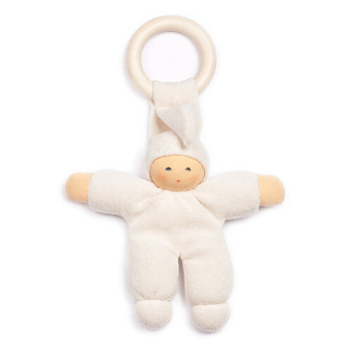 Nänchen Natur poppen Nänchen Natur Knuffelpopje Pimpel met ring naturel Nänchen Natur poppen Nänchen Natur Knuffelpopje Pimpel met ring naturel