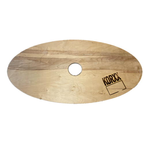 KORXX kurk blokken Korxx houten Balansbord 'Galaxy surf' met kurk bal