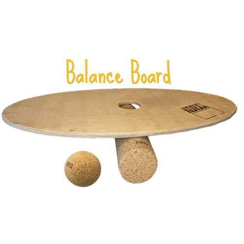 KORXX kurk blokken Korxx houten Balansbord Galaxy surf complete set