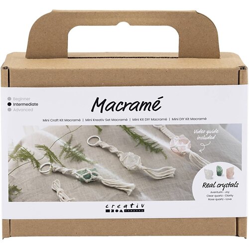 Creativ Company Creativ Company Hobbyset Macramé Sleutelhangers maken