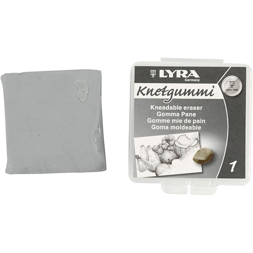 Lyra Lyra Kneedgum 30x30x10 mm, 1 stuk Lyra Lyra Kneedgum 30x30x10 mm, 1 stuk