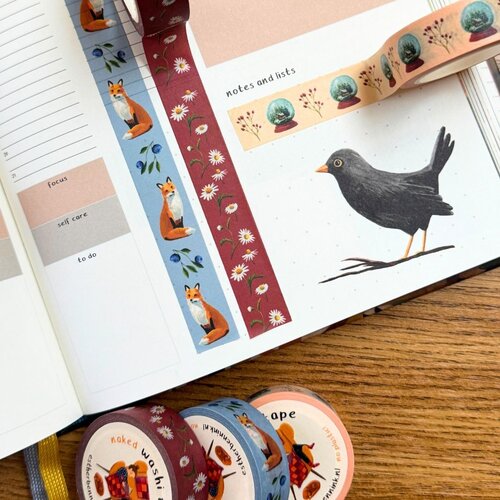 Esther Bennink Esther Bennink naked washi tape zonder plastic - kerstgevoel
