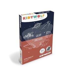 Kidywolf Kidydraw refill  "dinosaurussen" en "sterrenstelsel" Kidywolf Kidydraw refill  "dinosaurussen" en "sterrenstelsel"