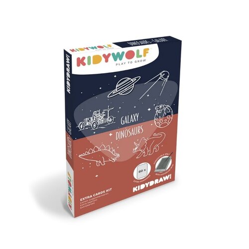 Kidywolf Kidydraw refill  "dinosaurussen" en "sterrenstelsel" Kidywolf Kidydraw refill  "dinosaurussen" en "sterrenstelsel"