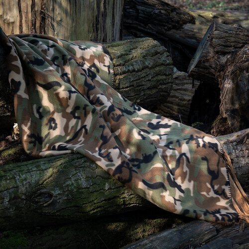 Fleece deken camouflage, 170 x 130 cm Fleece deken camouflage, 170 x 130 cm