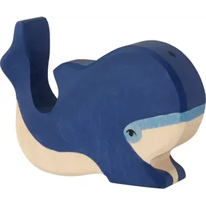 Holztiger Holztiger blauwe vinvis walvis 10 cm