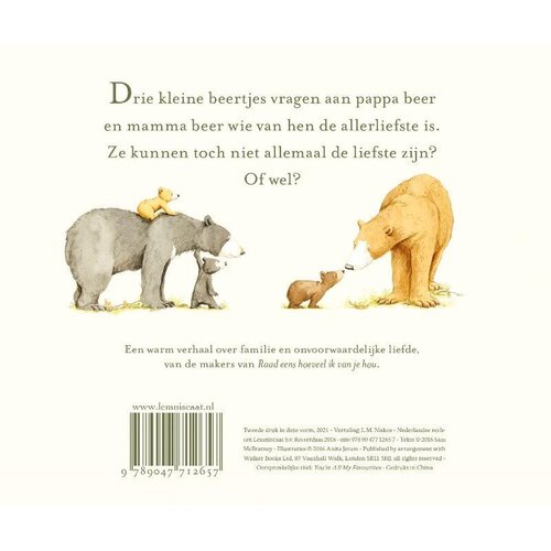 Lemniscaat Allemaal de liefste, vanaf 3 jaar Lemniscaat Allemaal de liefste, vanaf 3 jaar