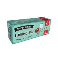 Houten blaasbal met 2 piepschuimballen