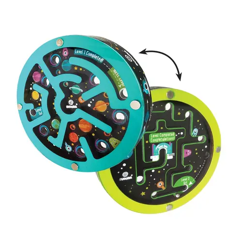 Svoora Svoora Dubbele houten doolhof in 3 ontwerpen, 2 doolhoven in één!