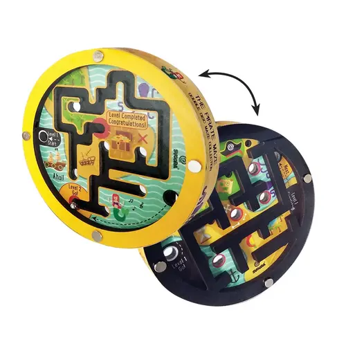 Svoora Svoora Dubbele houten doolhof in 3 ontwerpen, 2 doolhoven in één!