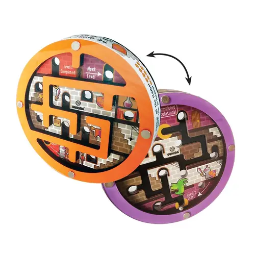 Svoora Svoora Dubbele houten doolhof in 3 ontwerpen, 2 doolhoven in één!