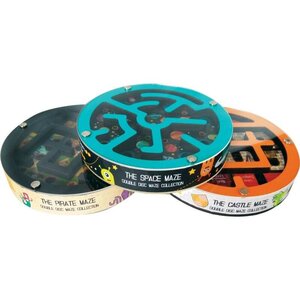 Dubbele houten doolhoven