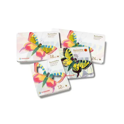 Stockmar Stockmar 12+1 kleurpotloden met tekenpotlood - zeskant Stockmar Stockmar 12+1 kleurpotloden met tekenpotlood - zeskant