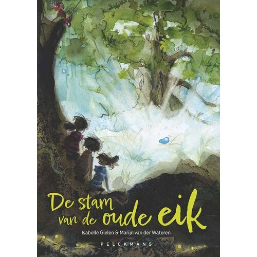 De stam van de oude eik