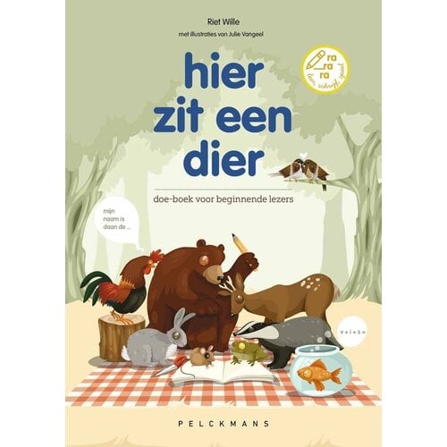 Hier zit een dier, doe-boek voor beginnende lezers op AVI M3 Hier zit een dier, doe-boek voor beginnende lezers op AVI M3