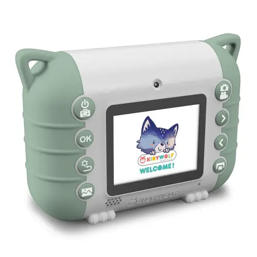 Hoppstar Kidywolf Kindercamera Kidyprint met zwart-wit printer Hoppstar Kidywolf Kindercamera Kidyprint met zwart-wit printer