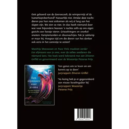 Wij zijn de nacht, de tofste dieren van het donker, vanaf  7 jaar