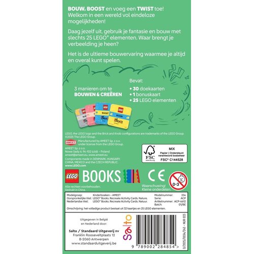 LEGO Re-create activity Cards Natuur, vanaf 6 jaar