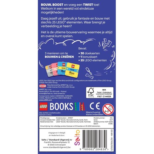 LEGO Re-create activity CardsTechniek, vanaf 6 jaar LEGO Re-create activity CardsTechniek, vanaf 6 jaar