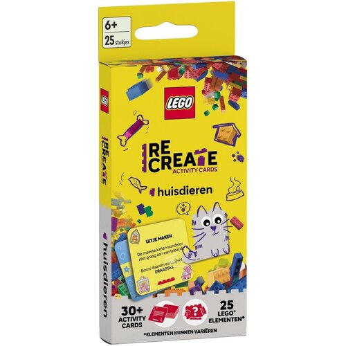 LEGO Re-create activity CardsHuisdieren, vanaf 6 jaar LEGO Re-create activity CardsHuisdieren, vanaf 6 jaar