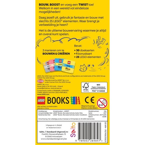 LEGO Re-create activity CardsHuisdieren, vanaf 6 jaar LEGO Re-create activity CardsHuisdieren, vanaf 6 jaar