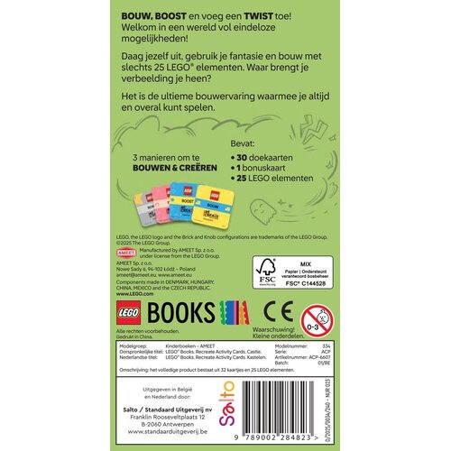 LEGO Re-create activity CardsHuisdieren, vanaf 6 jaar - Copy